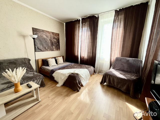

1-к. квартира, 40 м², 3 кровати