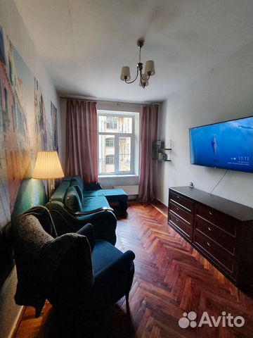 

2-к. квартира, 45 м², 2 кровати