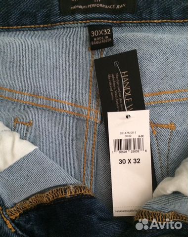 Новые мужские джинсы Banana Republic 30х32 Новые мужские джинсы Banana Republic 30х32