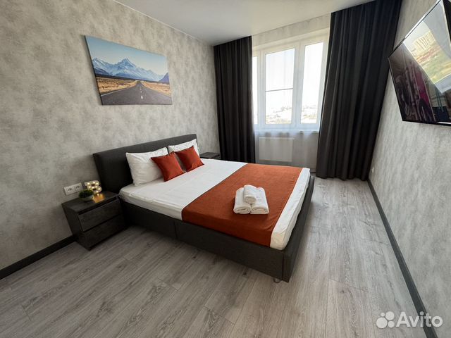 

1-к. квартира, 45 м², 2 кровати