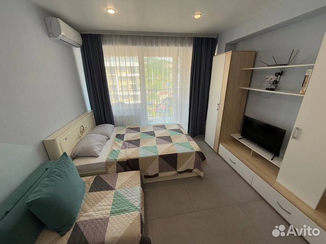 

Квартира-студия, 24 м², 2 кровати