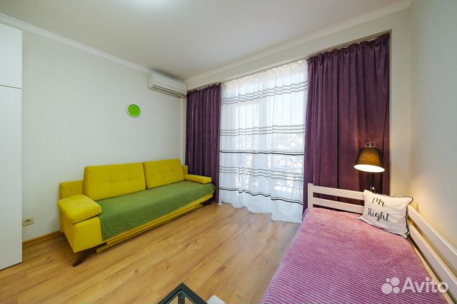 

Квартира-студия, 28 м², 2 кровати