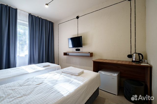 

1-к. квартира, 12 м², 2 кровати