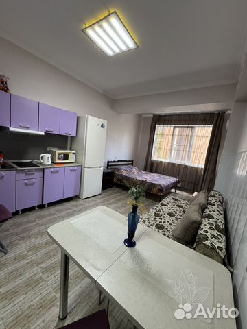

Квартира-студия, 28 м², 2 кровати