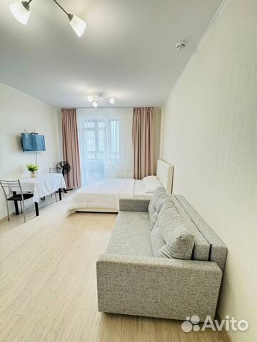 

Квартира-студия, 38 м², 2 кровати