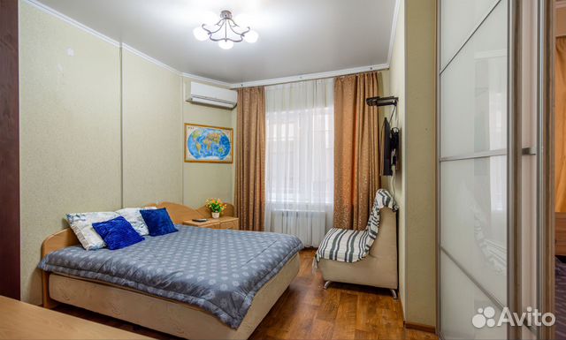 

1-к. квартира, 38 м², 3 кровати
