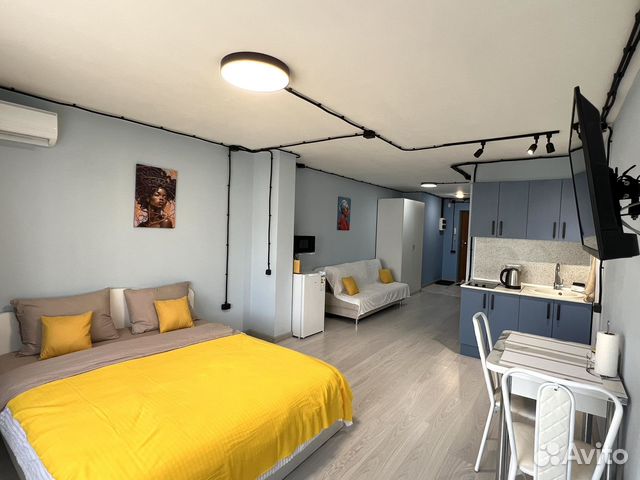 

Квартира-студия, 38 м², 2 кровати