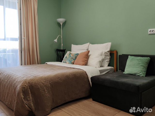 

Квартира-студия, 27 м², 2 кровати