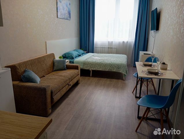 

Квартира-студия, 27 м², 2 кровати