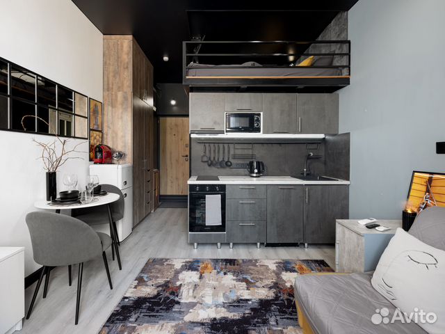 

Квартира-студия, 25 м², 2 кровати