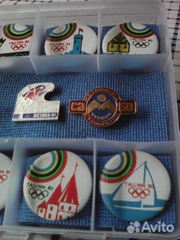 Значки Таллин Олимпиада 1980 года Значки Таллин Олимпиада 1980 года