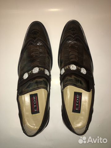 Ботинки туфли лоферы Etor 43-44