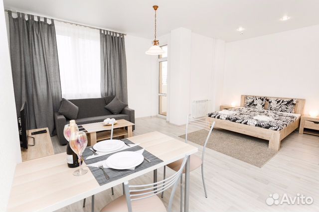 

Квартира-студия, 37 м², 2 кровати