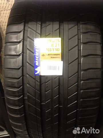Новые Michelin LattitudeSport-3 NO 295/35 R21 103Y