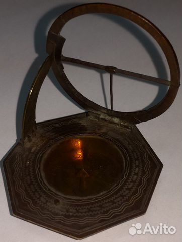 Компас - солнечные часы 18 век. Карманный компас