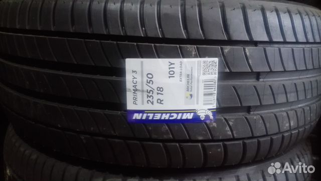 Новые Michelin Primacy 3 Grnx Mi 235/50 R18 101 Y