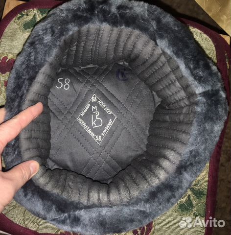 Шапка ушанка Милицейская с кокардой СССР р.58 Шапка ушанка Милицейская с кокардой СССР р.58