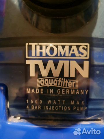 Моющий пылесос thomas twin aquafilter 1500 watt