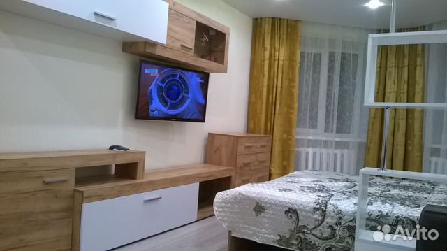 

1-к. квартира, 42 м², 2 кровати