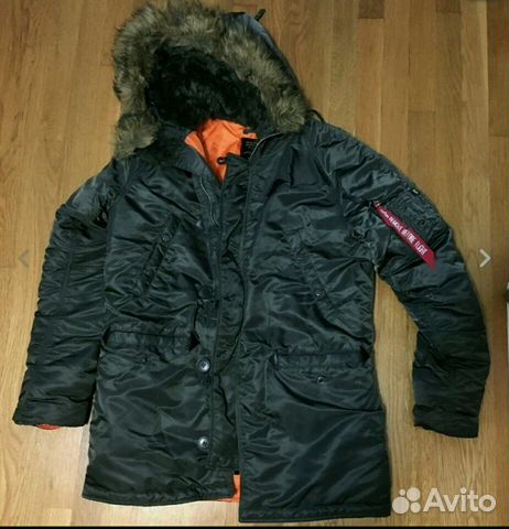 Куртки зимние Alpha Industries N-3B Slim Fit