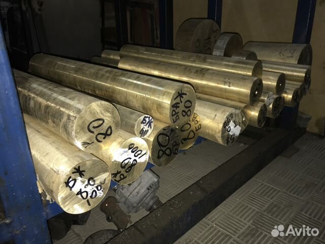 Бронзовый пруток, бронзовый круг