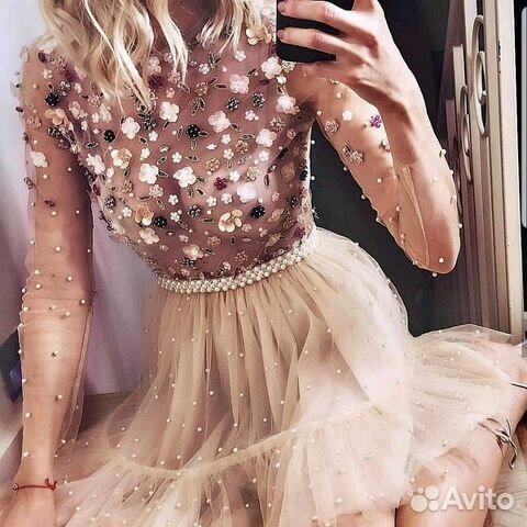 Платье люкс ручная работа