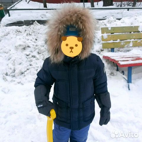 Пуховик детский на 2 года