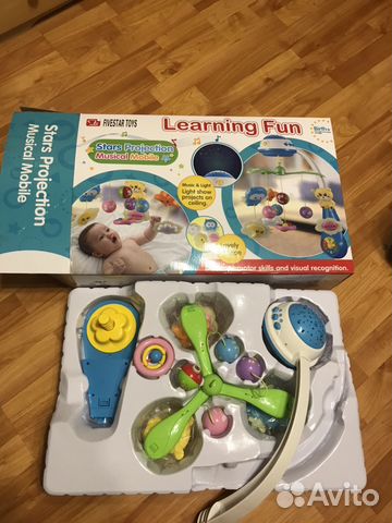 Мобиль карусель в кроватку Learning Fun