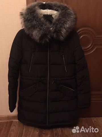 Теплая куртка полупальто