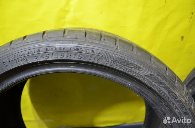 Летние шины 245/35/18 Dunlop Sp Sport 01 RSC