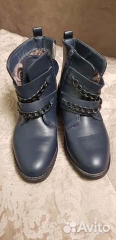 Демисезонные сапоги для девочки р.34