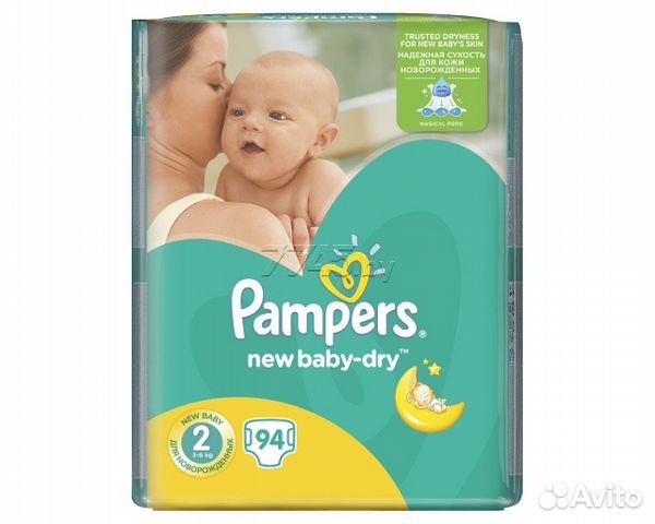 Подгузники Pampers New Baby Dry