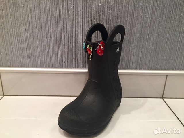 Crocs резиновые сапоги с Jibbitz размер 10 (27)
