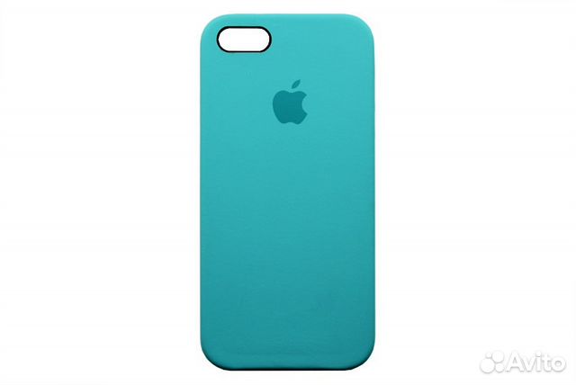 Чехол iPhone 5/5S/SE Silicone Case синий 37175