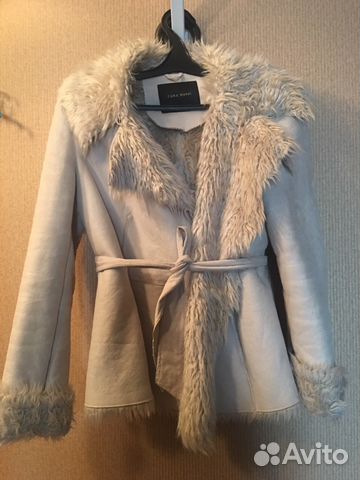 Жилет чернобурка, куртка-дубленка Zara Жилет чернобурка, куртка-дубленка Zara