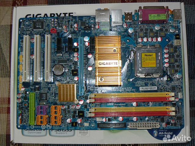 Материнская плата gigabyte GA-P35-DS3R (LGA775, 4x