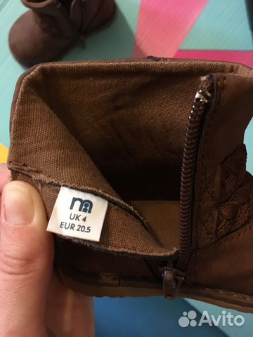 Детские Mothercare полусапожки/ботиночки 20,5-21 р Детские Mothercare полусапожки/ботиночки 20,5-21 р