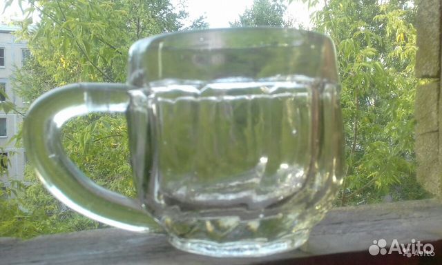 Пивная кружка витые грани 30-59г СССР пузатая мног