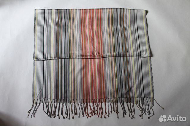 Большой шёлковый палантин шарф Paul Smith