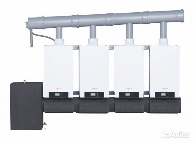 Многокотловая установка из 4-х Vitodens 200-W Многокотловая установка из 4-х Vitodens 200-W