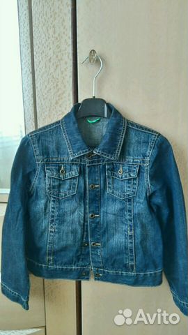 Куртка джинсовая Benetton, р.130