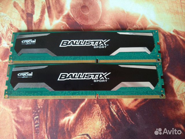 Crucial Ballistix Sport DDR3-1600 (2х4)