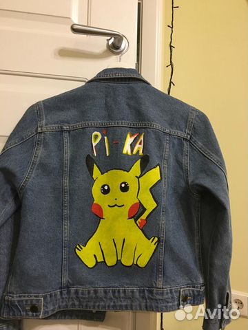 Джинсовая куртка Southern с ярким модным принтом Джинсовая куртка Southern с ярким модным принтом