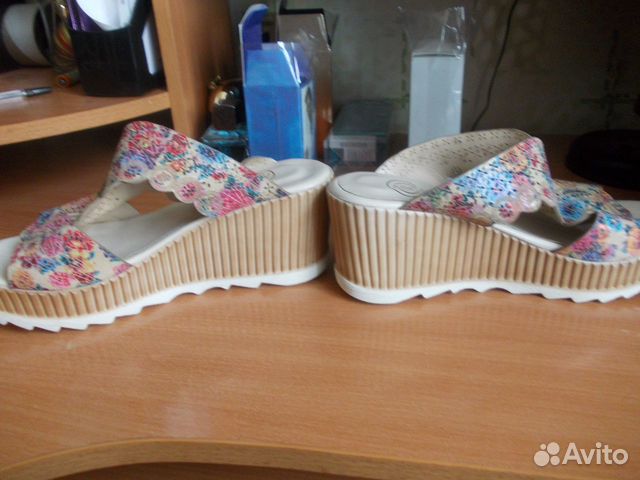Сабо р.36-40 разные натур.кожа.полнота