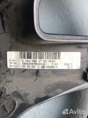 Руль дерево рестайлинг Mercedes W164 X164