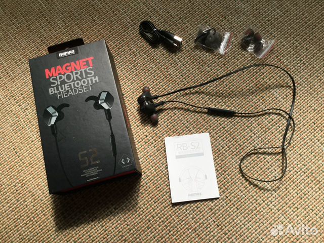 Наушники для спорта Remax RB-S2, чёрный цвет