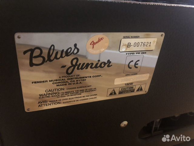 Fender blues junior схема