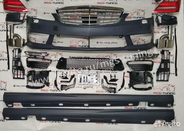 Комплект рестайлинга Mercedes S class W221 S63 AMG