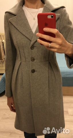 Пальто шерстяное