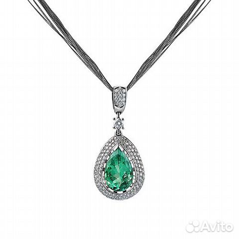 Подвеска с изумрудом 7.00ct